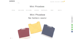 Desktop Screenshot of miniphoebee.com