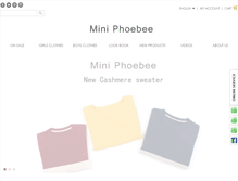 Tablet Screenshot of miniphoebee.com